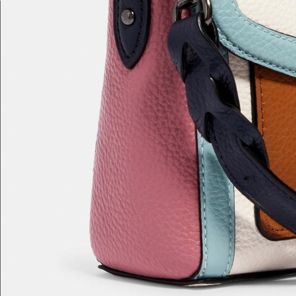 Coach Jade Shoulder Bag In Colorblock - Picture 5 of 12